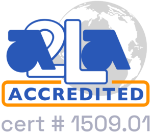 A2LA Accredited